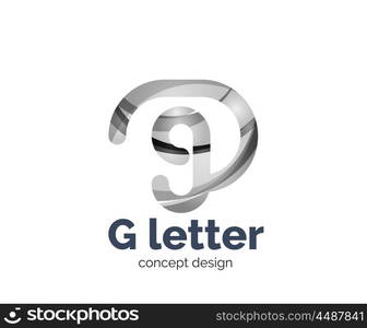 G letter logo icon. G letter logo icon. Business geometric abstract element