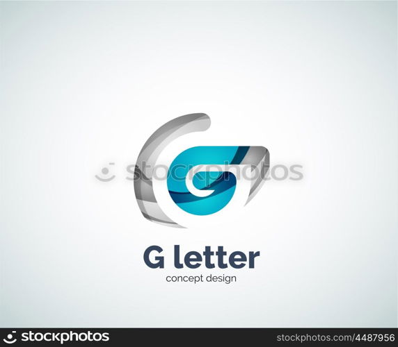 G letter logo icon. G letter logo icon. Business geometric abstract element