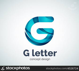 G letter logo icon. G letter logo icon. Business geometric abstract element