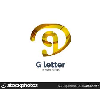 G letter logo icon. G letter logo icon. Business geometric abstract element