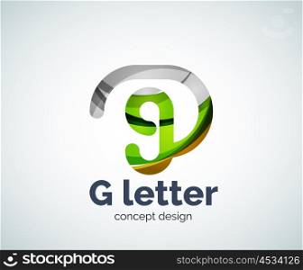 G letter logo icon. G letter logo icon. Business geometric abstract element
