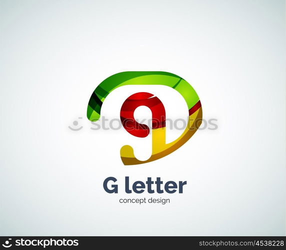 G letter logo icon. G letter logo icon. Business geometric abstract element