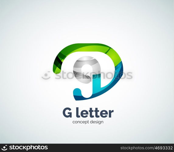 G letter logo icon. G letter logo icon. Business geometric abstract element