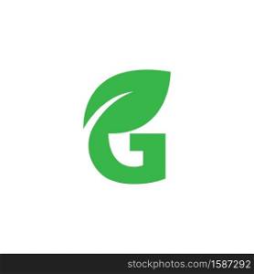 G letter logo natural vector template