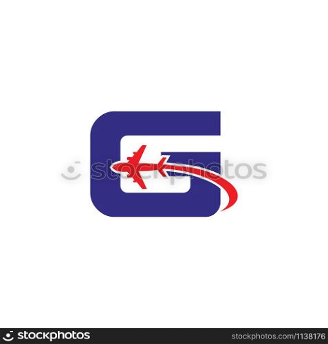 G Letter logo TRAVEL creative concept template design