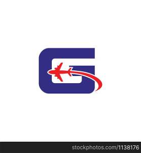 G Letter logo TRAVEL creative concept template design