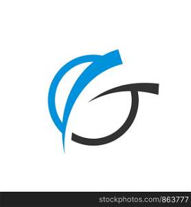 G Letter Swoosh Logo Template Illustration Design. Vector EPS 10.