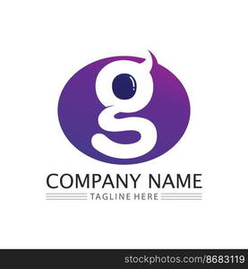 G Letter vector illustration icon Logo Template design