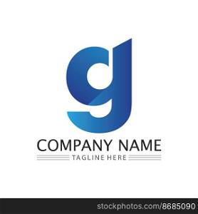 G Letter vector illustration icon Logo Template design