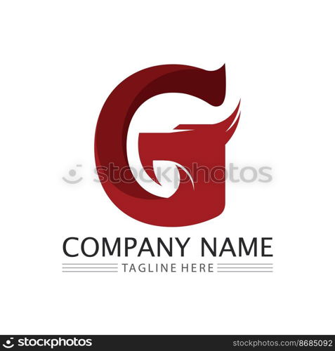 G Letter vector illustration icon Logo Template design