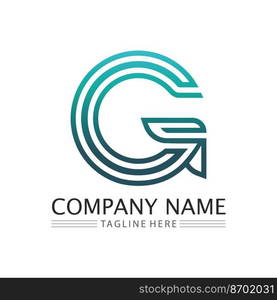 G Letter vector illustration icon Logo Template design