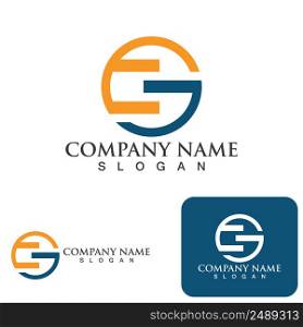 G Logo business letter vector illustration