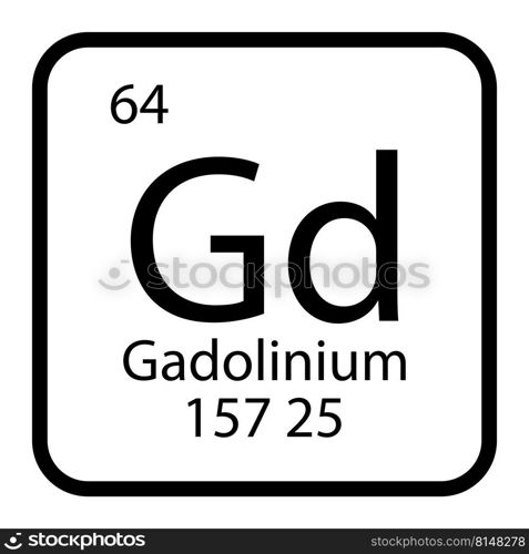 Gadolinium icon vector illustration design