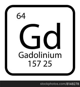 Gadolinium icon vector illustration design