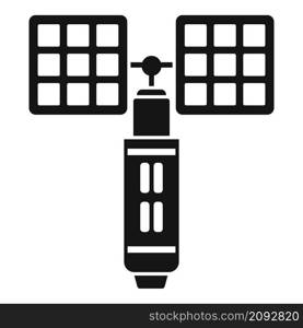 Galactic space station icon simple vector. Astronaut spaceship. Cosmos space station. Galactic space station icon simple vector. Astronaut spaceship