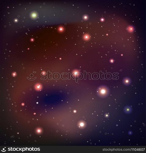 Galaxy abstract blur shine background - vector illustration