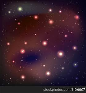 Galaxy abstract blur shine background - vector illustration