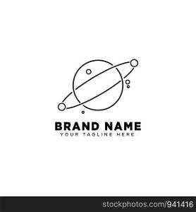 galaxy planet logo template vector design illustration icon element. galaxy planet logo template vector design illustration
