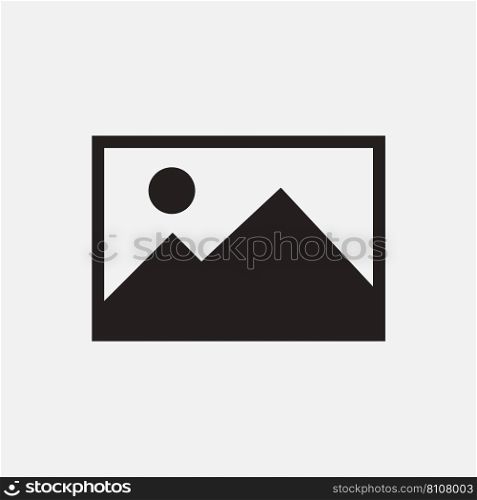 Gallery flat icon Royalty Free Vector Image