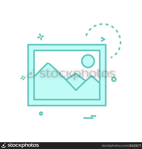 gallery icon design vector