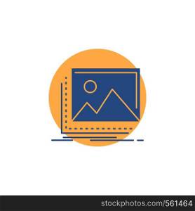 gallery, image, landscape, nature, photo Glyph Icon.. Vector EPS10 Abstract Template background