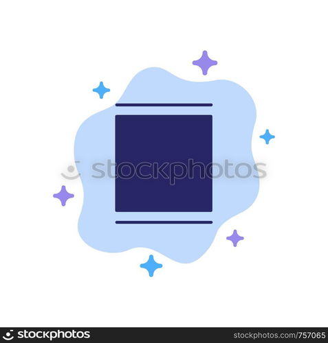 Gallery, Instagram, Sets, Timeline Blue Icon on Abstract Cloud Background