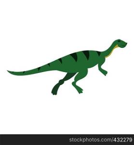 Gallimimus dinosaur icon flat isolated on white background vector illustration. Gallimimus dinosaur icon isolated