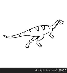 Gallimimus icon. Outline illustration of gallimimus vector icon for web. Gallimimus icon, outline style