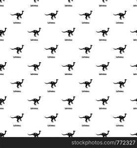Gallimimus pattern seamless vector repeat geometric for any web design. Gallimimus pattern seamless vector