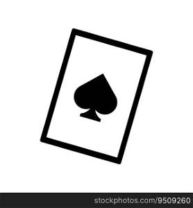 gambling card icon vector template illustration logo design
