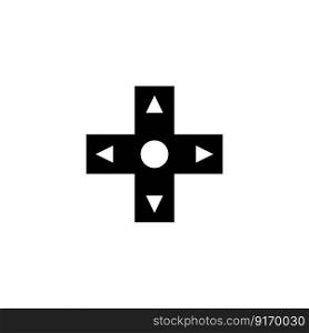 game console button icon logo vector design