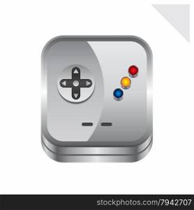 game console icon button theme vector graphic art design illustration