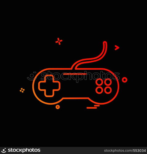 Game controller icon design vector