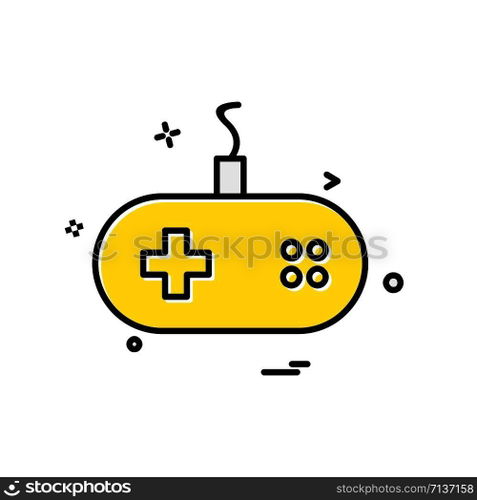 Game controller icon design vector