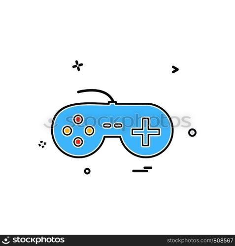 Game controller icon design vector