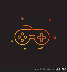 Game controller icon design vector