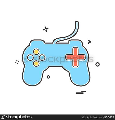 Game controller icon design vector