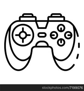 Game controller icon. Outline game controller vector icon for web design isolated on white background. Game controller icon, outline style