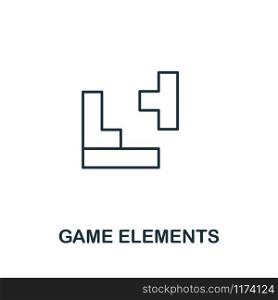 Game Elements vector icon illustration. Creative sign from gamification icons collection. Filled flat Game Elements icon for computer and mobile. Symbol, logo vector graphics.. Game Elements vector icon symbol. Creative sign from gamification icons collection. Filled flat Game Elements icon for computer and mobile