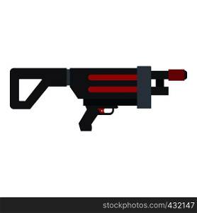 Game gun icon flat isolated on white background vector illustration. Game gun icon isolated