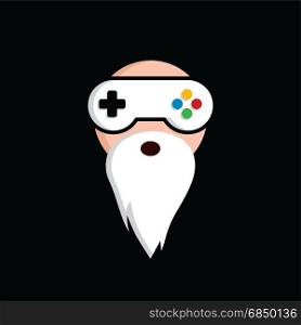 game guru - master gamer - video game theme logo - logotype vector. game guru - master gamer - video game theme logo - logotype vector art