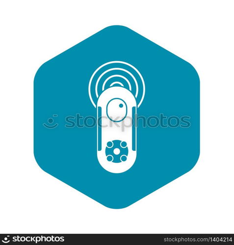 Game joystick icon. Simple illustration of game joystick vector icon for web. Game joystick icon, simple style