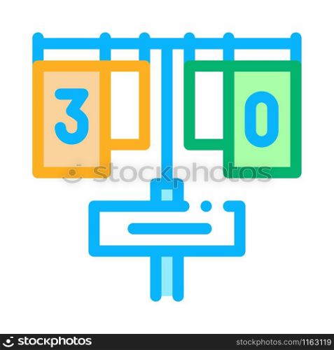 Game Match Board Icon Vector. Outline Game Match Board Sign. Isolated Contour Symbol Illustration. Game Match Board Icon Vector Outline Illustration