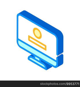 game operating system isometric icon vector. game operating system sign. isolated symbol illustration. game operating system isometric icon vector illustration