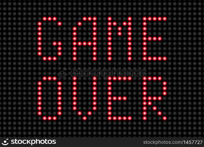Game Over Message.vector