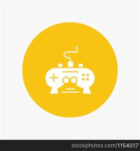 Game, Pad, Video, Xbox, PlayStation white glyph icon