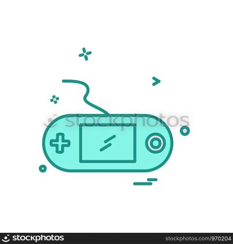 Game remote icon design vector