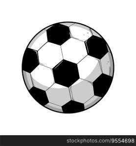 game soccer ball cartoon. tournament ch&ionship, goal symbol, competition graphic game soccer ball sign. isolated symbol vector illustration. game soccer ball cartoon vector illustration