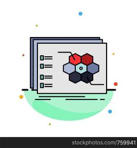 Game, strategic, strategy, tactic, tactical Flat Color Icon Vector
