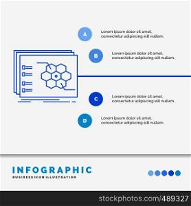 Game, strategic, strategy, tactic, tactical Infographics Template for Website and Presentation. Line Blue icon infographic style vector illustration. Vector EPS10 Abstract Template background
